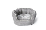 Voir l’image dans la galerie, BüD'z Deluxe - Lit Rond à Rebords Élevés - Lit pour Chiens