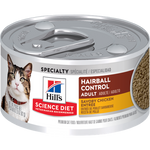 Voir l’image dans la galerie, Hill's Science Diet - Chat Adulte Contrôles des Boules de Poils Pâté de Poulet - Nourriture Humide pour Chats