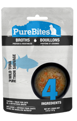 Voir l’image dans la galerie, PureBites - Thon, Crevette et Légumes en Bouillon - Complément Alimentaire pour Chats en Sachet