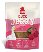 Voir l’image dans la galerie, PLATO Gâteries Chien Jerky Canard & Cerise 453g