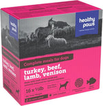 Voir l’image dans la galerie, HEALTHY PAWS Chien Dinde, Agneau, Boeuf & Venaison 3.63kg