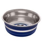 Voir l’image dans la galerie, *DOGIT Bol Antidérapant Inox Rayures Bleues 39oz L
