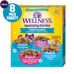 Voir l’image dans la galerie, Wellness Appetizing Entrees - Ensemble Varié Fruits de Mer Effiloché - Nourriture Humide Sans Grains pour Chats