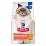 Voir l’image dans la galerie, Hill's Science Diet - Digestion Parfaite (Perfect Digestion), Poulet et Orge - Nourriture Sèche pour Chats Adultes 7+ Ans
