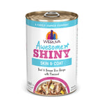 Voir l’image dans la galerie, Weruva Functional - Chien "Awesome Shiny" Peau et Pelage Boeuf, Riz Brun et Graines de Lin en Bouillon - Nourriture Humide Sans Grains pour Chiens