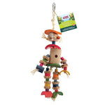 Voir l’image dans la galerie, *LW Jouet Oiseaux Bonhomme Bambou Tropical Love