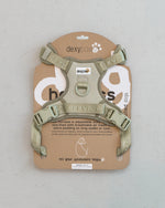 Voir l’image dans la galerie, DEXYPAWS Harnais Imperméable Vert Sauge XS