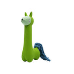 Voir l’image dans la galerie, BüD'z - Jouet Lama Vert à Queue Bleue en Latex avec Couineur pour Chiens, 18 cm