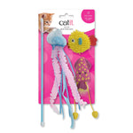 Voir l’image dans la galerie, Catit - Créatures de la Mer avec Tige - Jouets pour Chats(Paquet de 3)