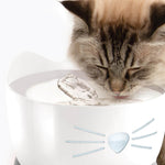 Voir l’image dans la galerie, CATIT PIXI Abreuvoir Blanc Dessus Inox 2.5L
