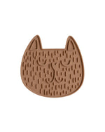 Voir l’image dans la galerie, *DEXYPAWS Tapis Léchange Forme de Tête de Chat Orange