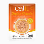 Voir l’image dans la galerie, Catit Divine Shreds - Chat Poulet avec Saumon et Citrouilles en Bouillon - Nourriture Humide Sans Grains pour Chats en Sachet