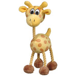 Voir l’image dans la galerie, Dogit Puppy Luvz - Jouet Girafe Jaune en Peluche avec Organe Sonore pour Chiens, 22 cm
