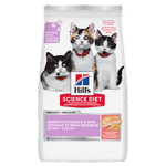 Voir l’image dans la galerie, Hill's Science Diet - Estomac et Peau Sensibles, Saumon et Riz Brun - Nourriture Sèche pour Chatons