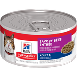 Voir l’image dans la galerie, Hill's Science Diet - Chat Senior 7+ Pâté de Boeuf - Nourriture Humide pour Chats