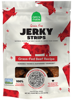 Voir l’image dans la galerie, Open Farm - Lanières Jerky de Boeuf - Gâteries Tendres Sans Grains pour Chiens