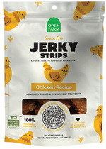 Voir l’image dans la galerie, Open Farm - Lanières Jerky de Poulet - Gâteries Tendres Sans Grains pour Chiens