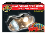 Voir l’image dans la galerie, ZOO MED Mini Luminaire à Double Dôme Profond pour Reptiles
