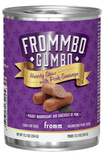 Voir l’image dans la galerie, Fromm Frommbo Gumbo - Ragoût Saucisses de Porc - Nourriture Humide pour Chiens