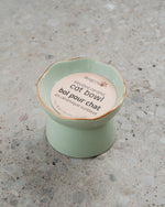 Voir l’image dans la galerie, DEXYPAWS Chat Bol Surélevé 7.75oz Vert Sauge