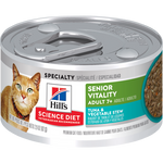 Voir l’image dans la galerie, Hill's Science Diet Cuisine Santé - Senior Vitality - Ragoût de Thon et Légumes - Nourriture Humide pour Chats Adultes 7+ Ans