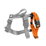 Voir l’image dans la galerie, CHIEN BLANC HORIZON Rallonge Amovible Harnais Orange XL