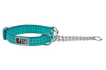 Voir l’image dans la galerie, RCP Collier Dressage Motif XS Vichy Vert