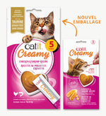 Voir l’image dans la galerie, Catit Creamy - Poulet et Crevette avec Taurine - Gâteries à Lécher Sans Grains pour Chats
