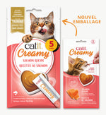 Voir l’image dans la galerie, Catit Creamy - Saumon avec Taurine - Gâteries à Lécher Sans Grains pour Chats