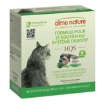 Voir l’image dans la galerie, Almo Nature HQS Formule Soutien - Chat Système Digestif, Maquereau avec Épinards en Sauce - Paquet de 6 x 50 g - Nourriture Humide pour Chats