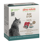 Voir l’image dans la galerie, Almo Nature HQS Formule Soutien - Chat Âge d'Or, Thon avec Poisson de l'Océan en Sauce - Paquet de 6 x 50 g - Nourriture Humide pour Chats