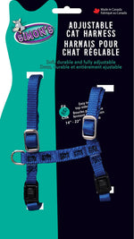 Voir l’image dans la galerie, Burgham - Harnais Ajustable en Nylon 3/8" (14-22") - Harnais pour Chats