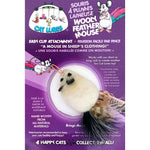 Voir l’image dans la galerie, Cat Lures - Leurre Souris à Plumes Laineuses pour Tige Agace-Chat, 4" - Jouet pour Chats