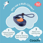 Voir l’image dans la galerie, Coachi - Multi-Clicker - Accessoire de Dressage pour Chiens
