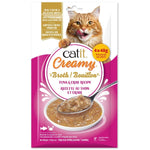 Voir l’image dans la galerie, Catit Creamy - Bouillon au Thon et Crabe - Gâteries à Lécher Sans Grains pour Chats