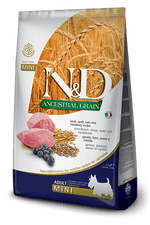 Voir l’image dans la galerie, Farmina N&D Grains Ancestraux - Agneau, Épeautre, Avoine et Myrtille - Nourriture Sèche pour Chiens de Petites Races