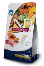 Voir l’image dans la galerie, Famina N&D Tropical Selection - Agneau et Fruits Tropicaux - Nourriture Sèche pour Chats Adultes Stérilisés