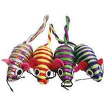 Voir l’image dans la galerie, Cat Love Furry Frolics - Souris Scintillantes avec Herbe à Chat, Paquet de 4