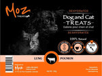 Voir l’image dans la galerie, Moz - Poumons de Boeuf - Gâteries Déshydratées pour Chiens et Chats