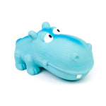 Voir l’image dans la galerie, BüD'z - Jouet Hippopotame Bleu en Latex avec Couineur pour Chiens, 18 cm