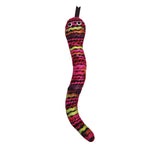 Voir l’image dans la galerie, BüD'z - Jouet Serpent Multicolore en Laine avec Herbe à Chat, 23 cm