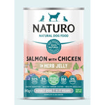 Voir l’image dans la galerie, Naturo - Chien Saumon, Poulet et Légumes dans une Sauce aux Herbes - Nourriture Humide Sans Grains pour Chiens