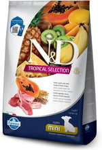 Voir l’image dans la galerie, Farmina N&D Tropical Selection - Agneau, Épeautre, Avoine et Fruits Tropicaux - Nourriture Sèche pour Chiots de Petites Races