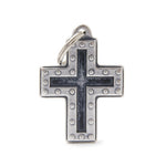Voir l’image dans la galerie, My Family - Bronx Croix Futurisque Argent Antique - Médaille d'Identité pour Chiens