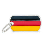Voir l’image dans la galerie, My Family - Drapeau Allemagne - Médaille d'Identité pour Chiens