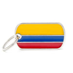 Voir l’image dans la galerie, My Family - Drapeau Colombie - Médaille d'Identité pour Chiens