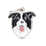 Voir l’image dans la galerie, My Family - Friends Border Collie - Médaille d'Identité pour Chiens