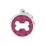 Voir l’image dans la galerie, My Family - Brillance Os Encerclé Rose - Médaille d'Identité pour Chiens
