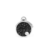 Voir l’image dans la galerie, My Family - Brillance Cercle Noir - Médaille d'Identité pour Chiens