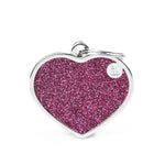 Voir l’image dans la galerie, My Family - Brillance Coeur Rose - Médaille d'Identité pour Chiens